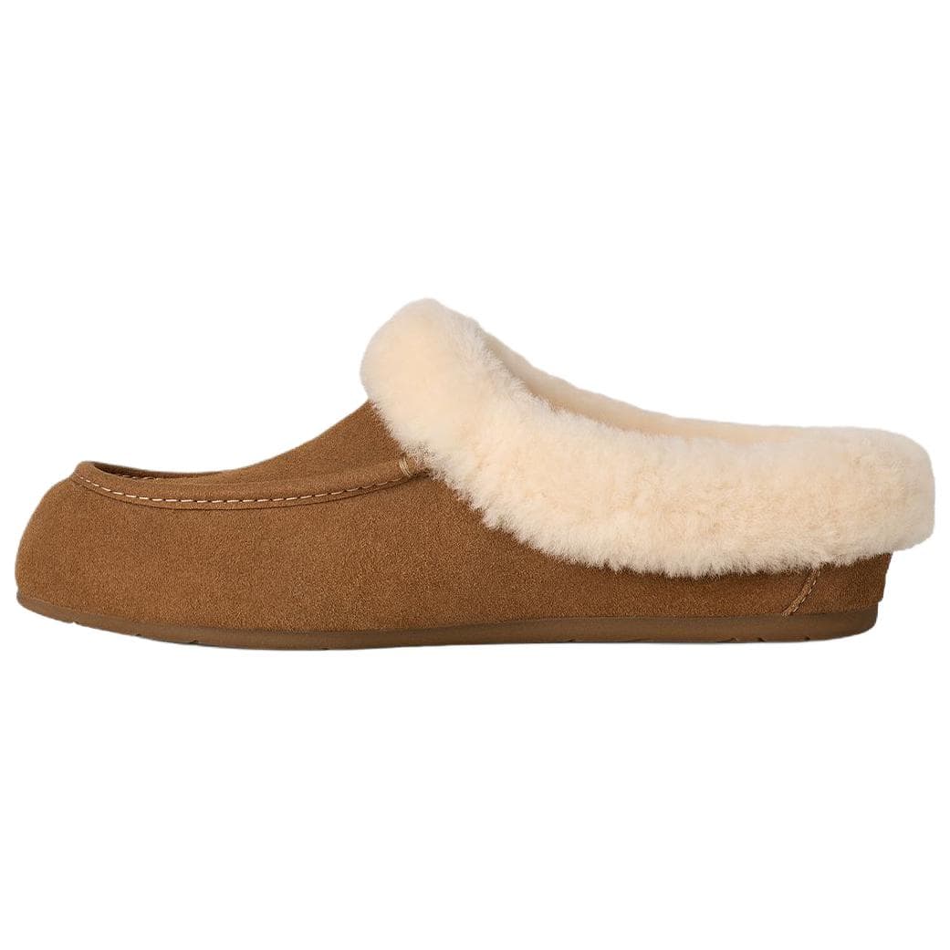Сандалии UGG ANSLEY с флисовой подкладкой удобные мюли с резиновым покрытием устойчивые к истиранию домашние тапочки для женщин - изображение 2