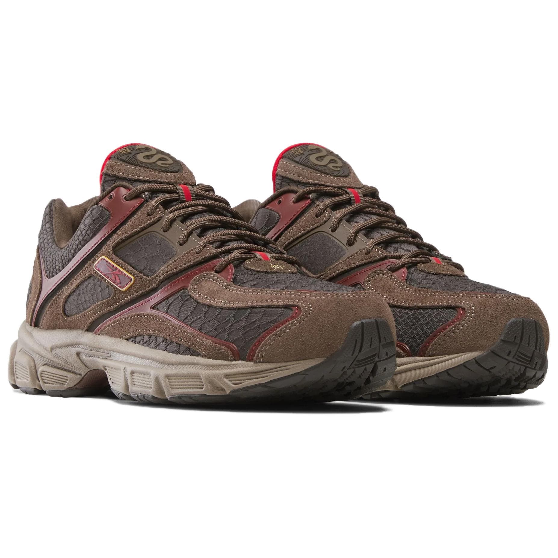 Кроссовки REEBOK PREMIER TRINITY Низкий Топ Повседневная Обувь Унисекс Коричневый - изображение 5