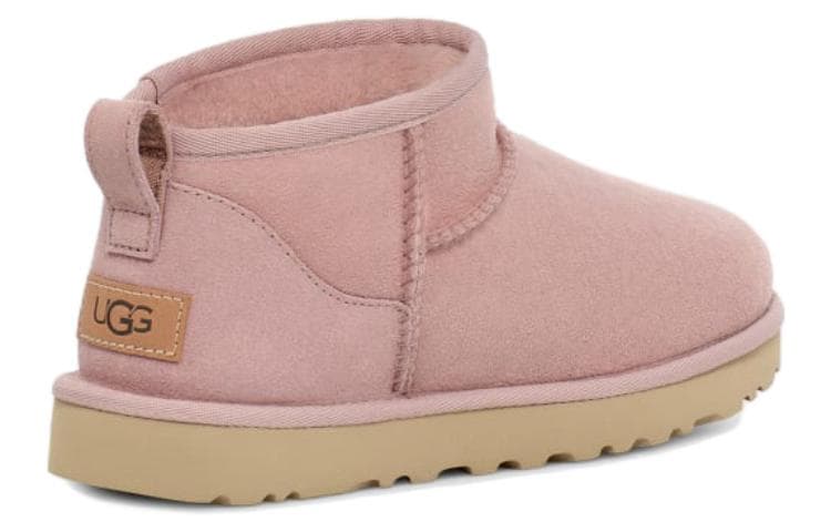 Ботинки зимние UGG Sheepskin Thermal Snow Boots Women's Gray Pink UGG Овчина Термальные Снежные Ботинки Женские Серый Розовый - изображение 5