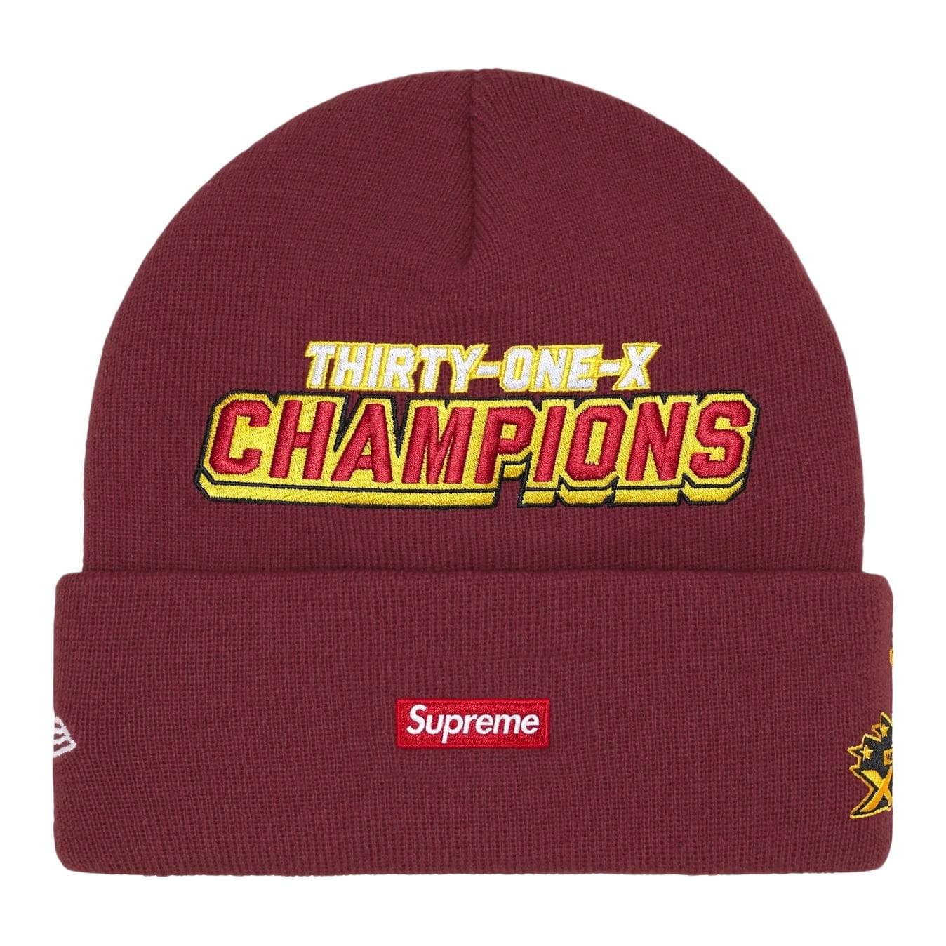 Шапка Supreme X New Era Акриловые Шапки-бини Унисекс Разноцветные - изображение 2