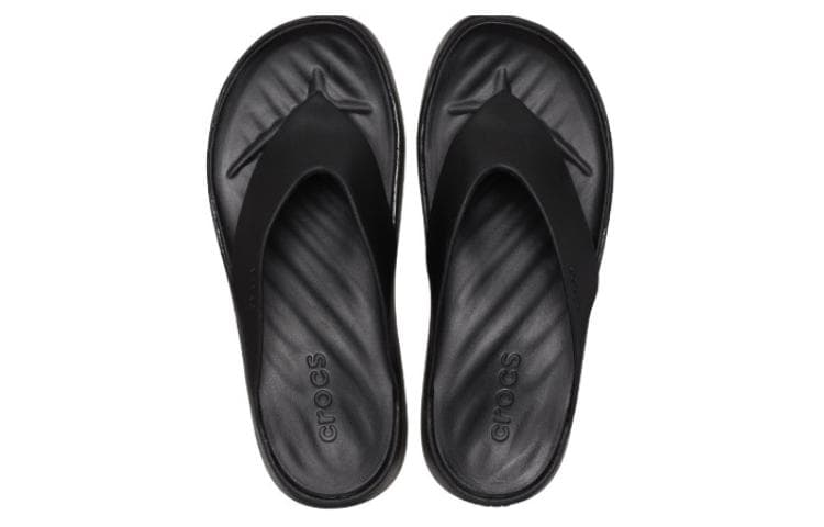 Шлёпанцы Crocs Getaway Flip ЭВА Без специальных функций Шлепанцы Женские Черные - изображение 3