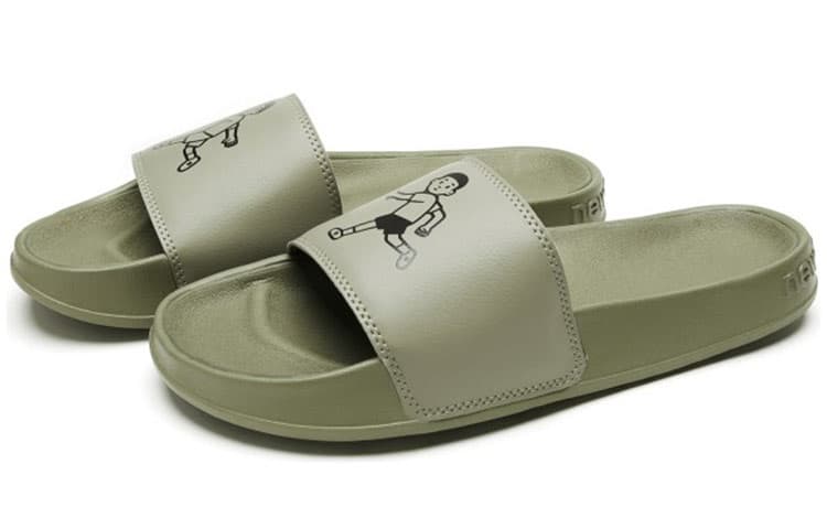 Сандалии New Balance Slide Dark Green - изображение 3