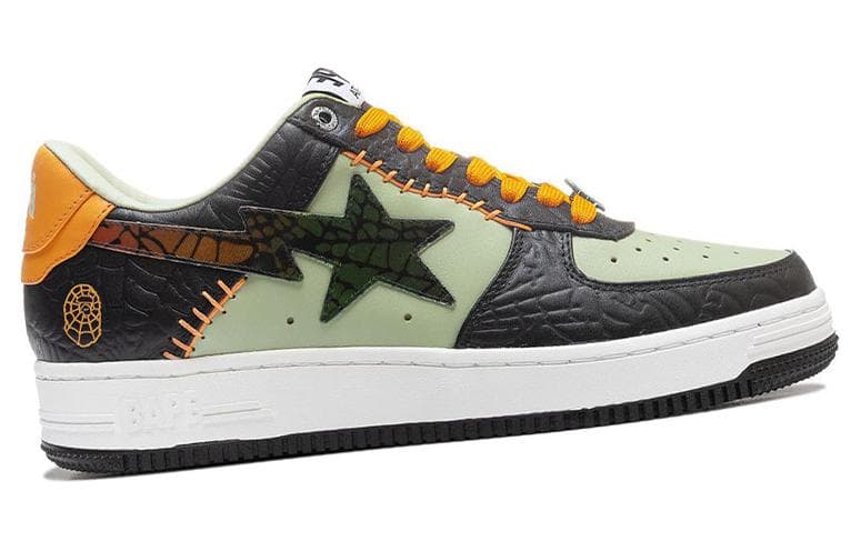 Кроссовки A BATHING APE STA Halloween Black Green - изображение 2