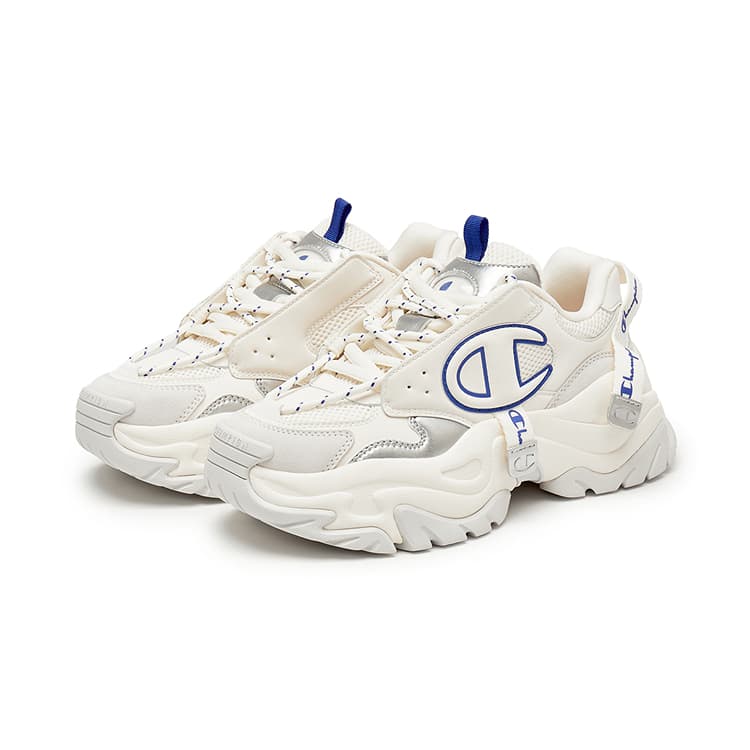 Кроссовки Champion Low Top Crepe Sneakers Unisex Молочно-белый Чемпион Синий - изображение 2