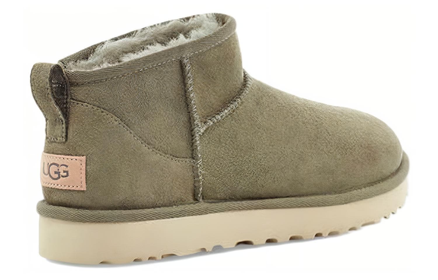 Ботинки зимние UGG Classic Ultra Mini Olive - изображение 3