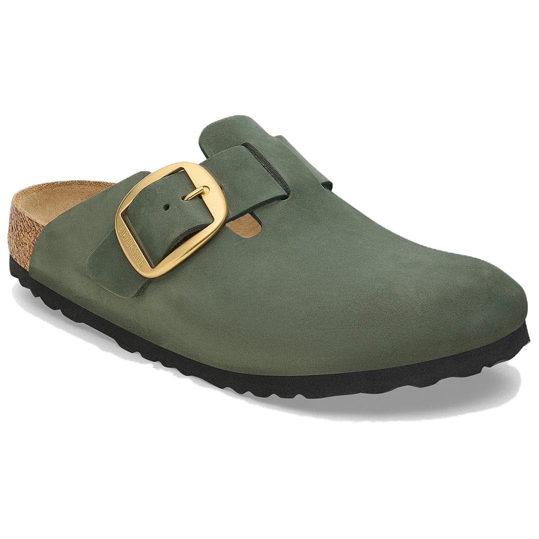 Сандалии Birkenstock Boston Модный Домашние тапочки с закрытым носом Унисекс Зеленый Регулярный - изображение 2