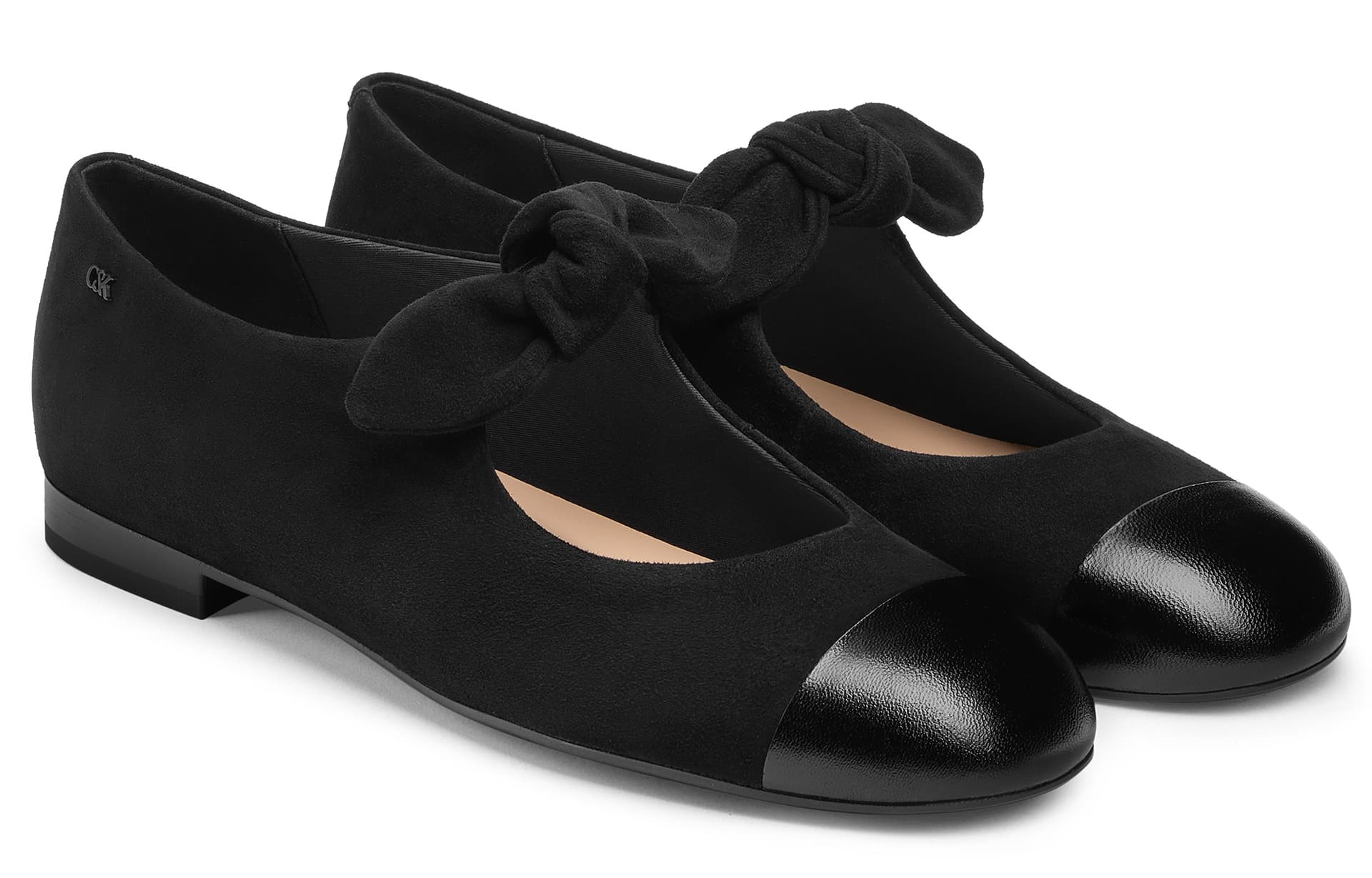 CHARLES&KEITH 100% ткань 100% овчина Многоцветный Плоский Бант Обувь без подкладки Плоский Туфли Мэри Джейн 1,6 см Женский - изображение 2