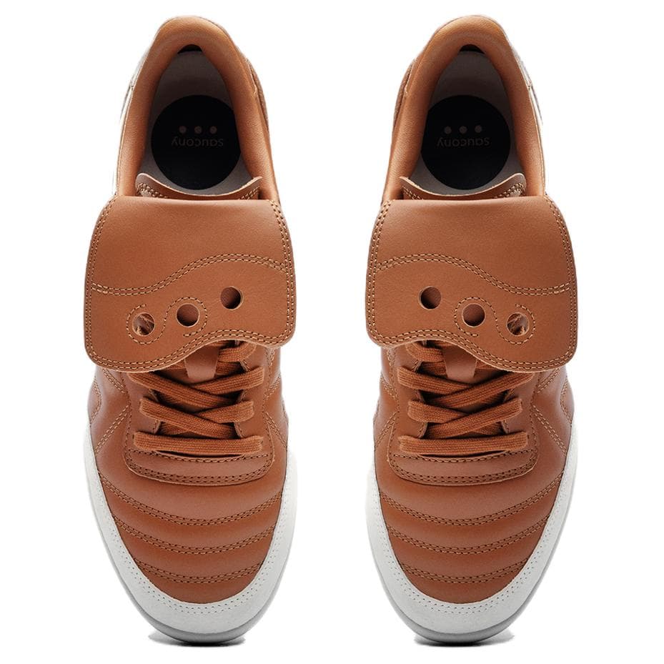Кроссовки Saucony 586i Кожа Противоскользящая Устойчивая к истиранию Низкий верх Повседневная обувь Унисекс - изображение 5