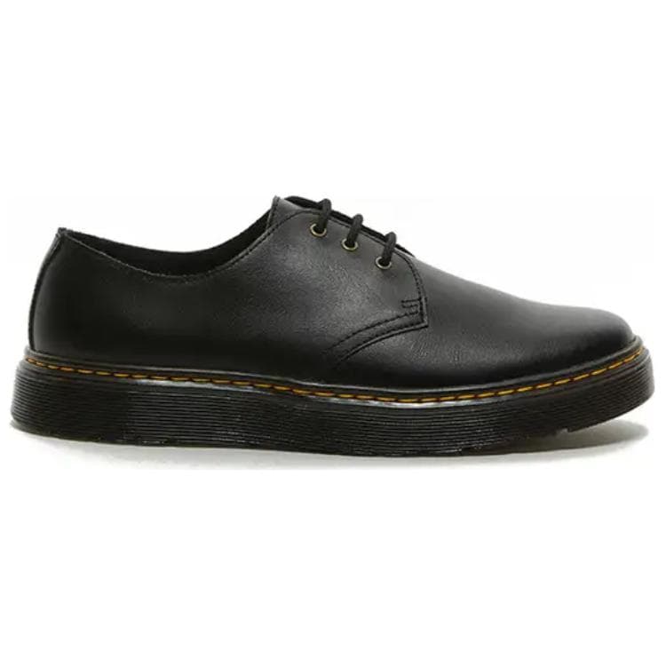 Кроссовки Dr.Martens Кожа Низкие Повседневные Туфли Унисекс Черные - изображение 2