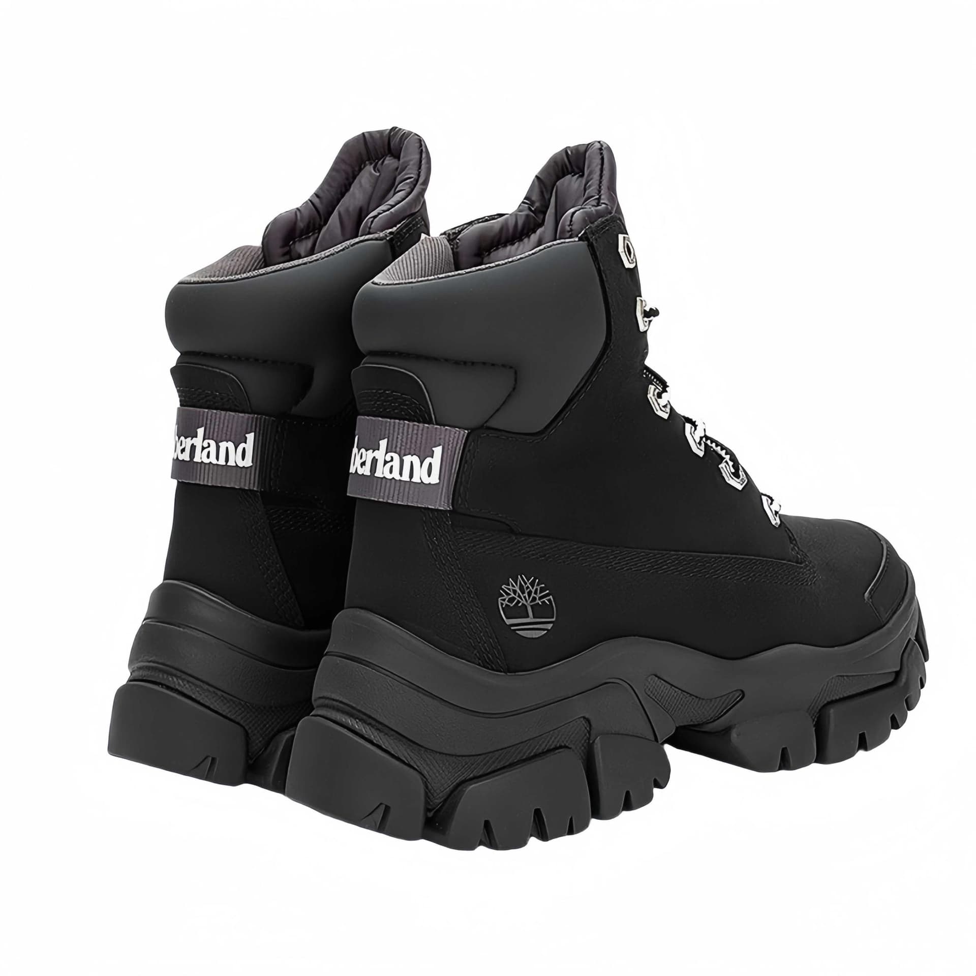 Кроссовки Timberland Износостойкая противоскользящая высокая повседневная обувь для женщин черного цвета - изображение 5