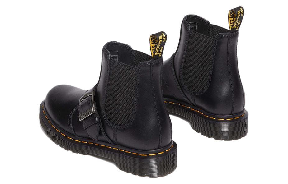 Ботинки челси Dr.Martens 2976 Кожа Короткий Челси Женский Черный - изображение 4