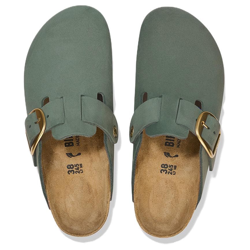 Сандалии Birkenstock Boston Модный Домашние тапочки с закрытым носом Унисекс Зеленый Регулярный - изображение 4