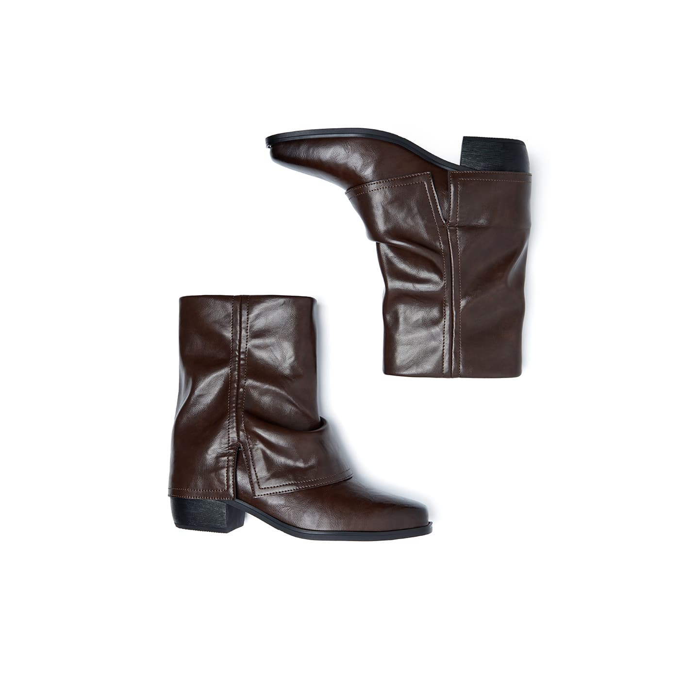 Сапоги ELLE Western Cowboy Boot SLOUCHY Boot Женские 2025 Женские Ботинки - изображение 3