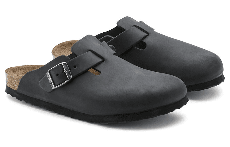Сандалии Обувь Birkenstock Повседневные Дышащие Тапочки С Закрытым Носом И Резиновой Подошвой Унисекс Черный - изображение 3