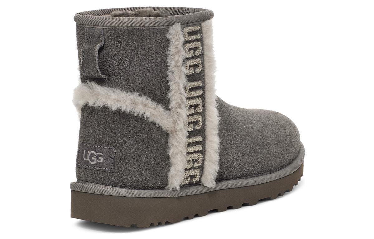 Ботинки зимние UGG Classic Mini Grey - изображение 4