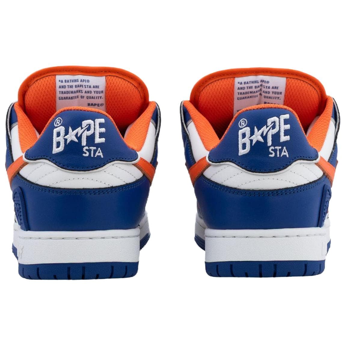 Кроссовки A BATHING APE SK8 STA Смелый Кожа Низкие Кеды Скейтборд Обувь Унисекс Синий - изображение 3