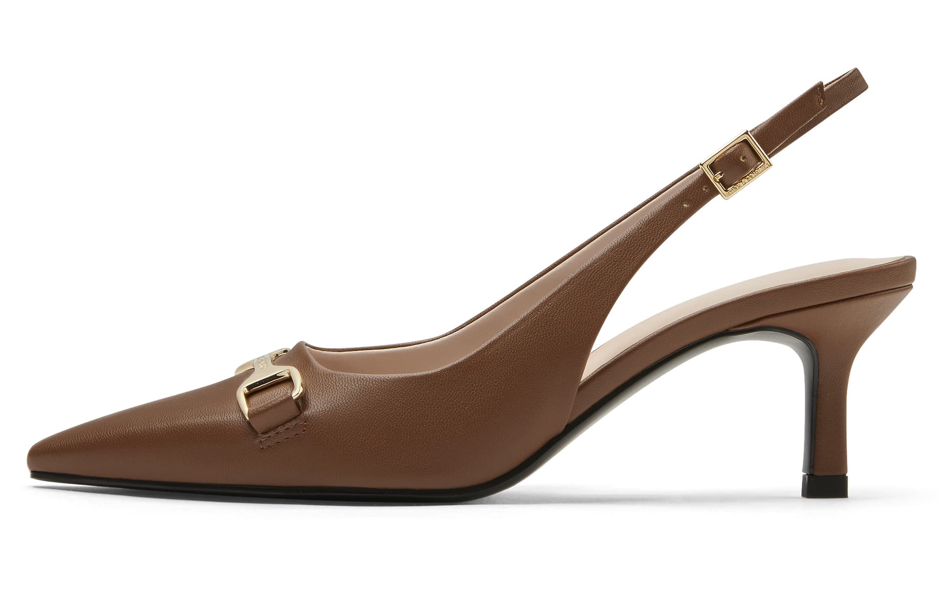 Шлёпанцы CHARLESKEITH ck PU 6.4cm ChalkBlackCognac - изображение 1