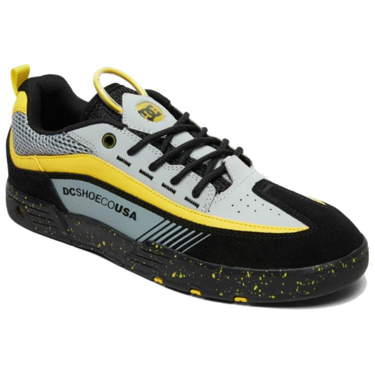 Кроссовки DCSHOES LEGACY SLIM ретро минималистичные спортивные лоу-топы скейтбординги мужские черно-серый - изображение 2
