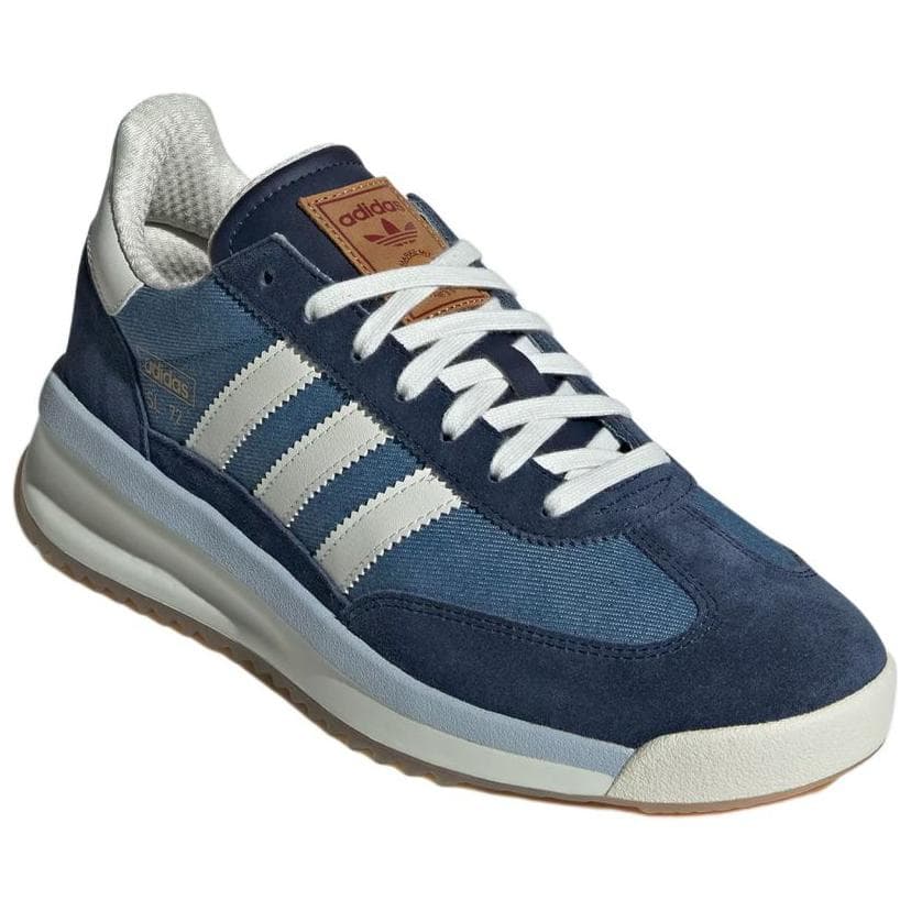 Кроссовки Adidas Originals SL 72 Low Повседневная обувь Унисекс Белый Синий - изображение 3