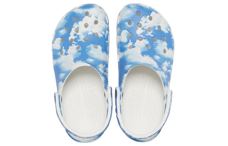 Сабо Crocs Classic Clog Blue White - изображение 4