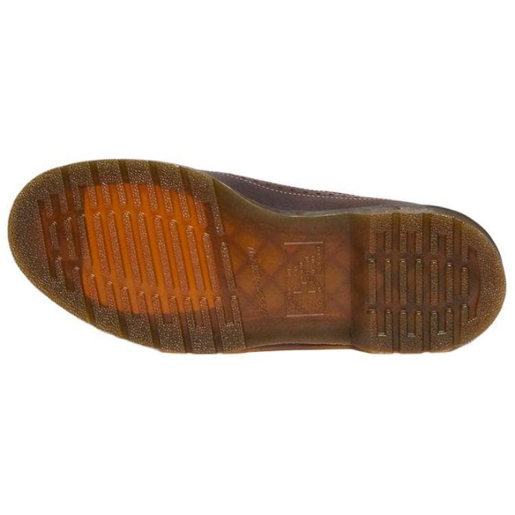 Кроссовки Dr.Martens Originals Коровья кожа Устойчивая к истиранию Низкая повседневная обувь Унисекс Темно-коричневый - изображение 6