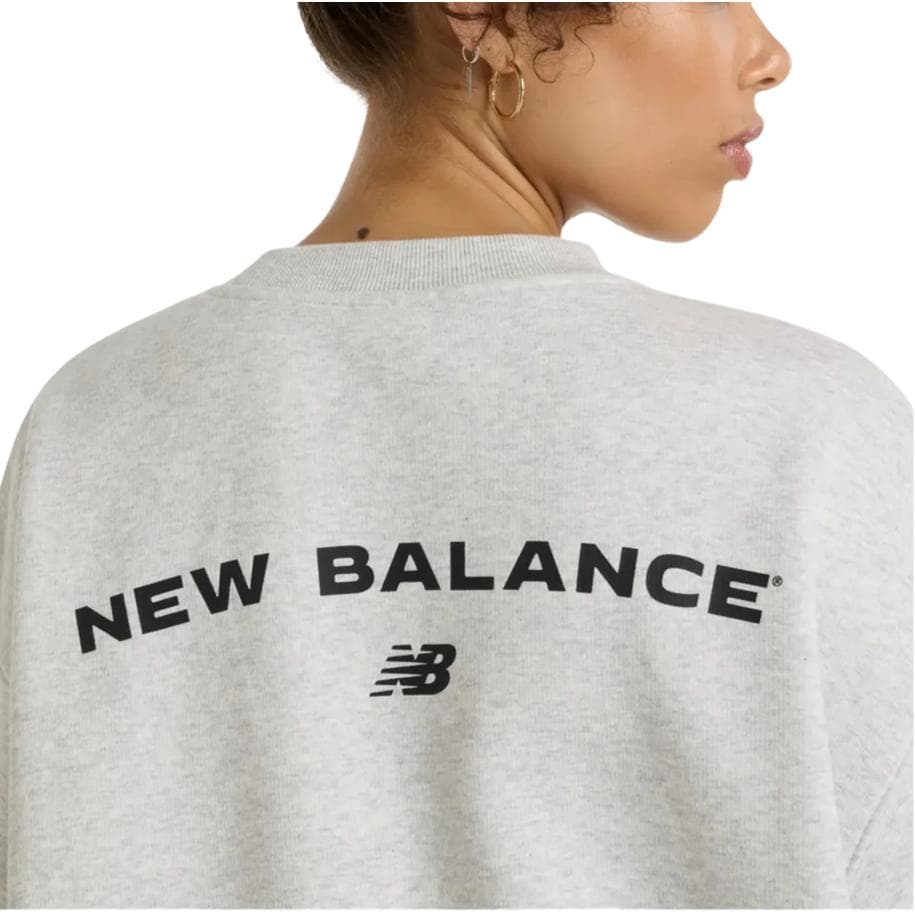 Худи New Balance Пепельный Вереск Женские Толстовка - изображение 2