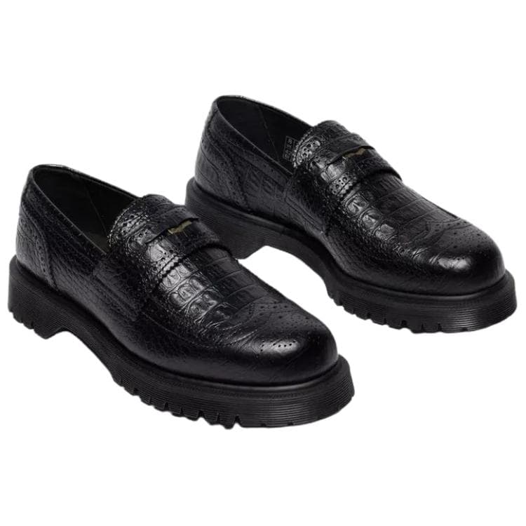 Лоферы Dr.Martens PENTON BROGUE Кожаные лоферы унисекс черные - изображение 3