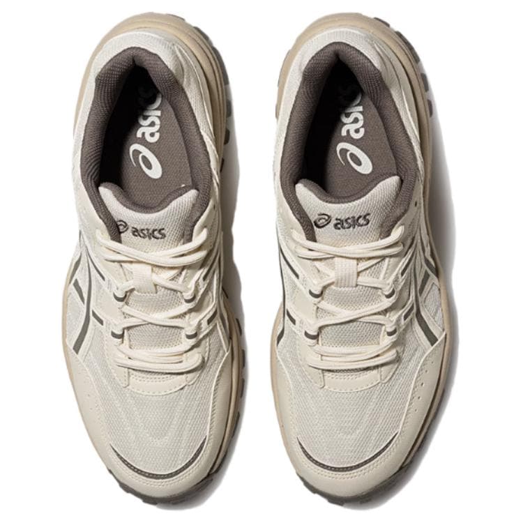 Кроссовки Asics Гель Csl 02 Текстиль Синтетическая кожа Устойчивая к истиранию Низкий верх Повседневная обувь Унисекс Бежевый - изображение 3