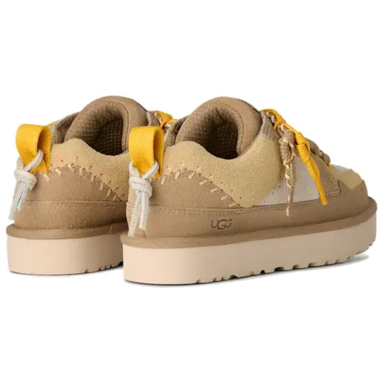 Кроссовки UGG Lowmel Biarritz Низкие Кеды Скейтборд Обувь Женская Горчичный - изображение 4