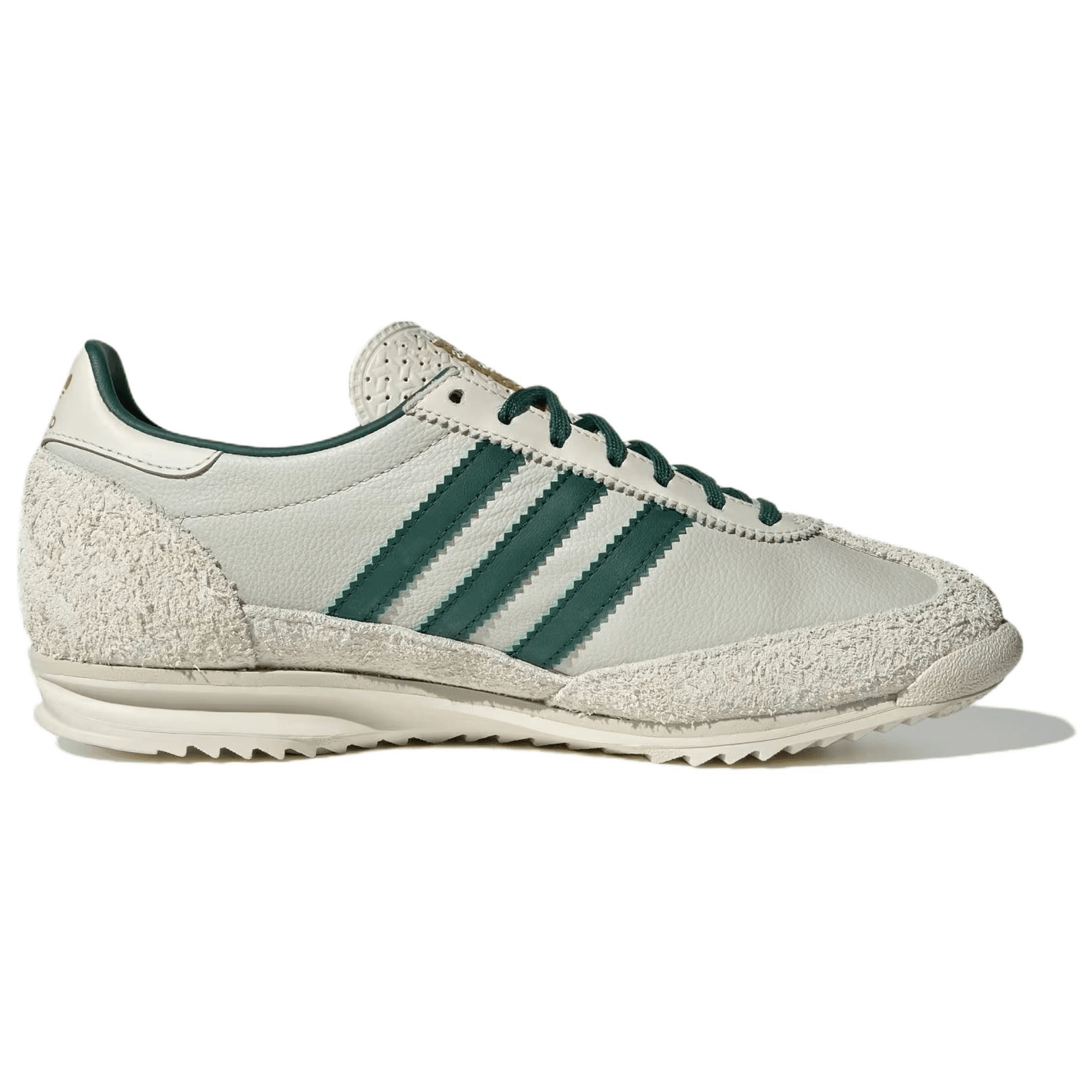 Кроссовки Adidas Originals SL 72 OG Low Повседневная обувь для женщин бежевый зеленый - изображение 2