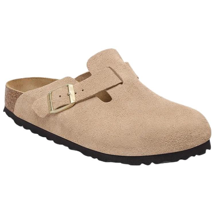 Сандалии Birkenstock Бостон Пеноподошва Отсутствие специальных функций Закрытые тапочки Женские Бежевый - изображение 3