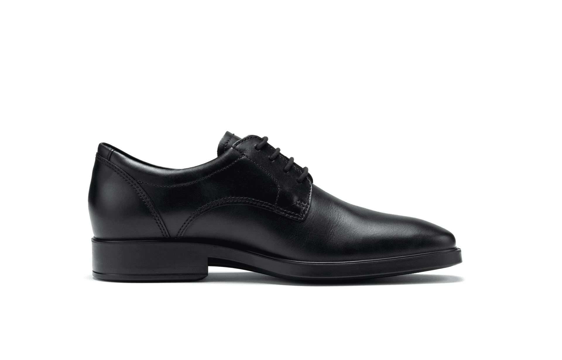 Ecco Городская Бежево-Синяя Коллекция Коровья Кожа Обувь Мужская Черная - изображение 2