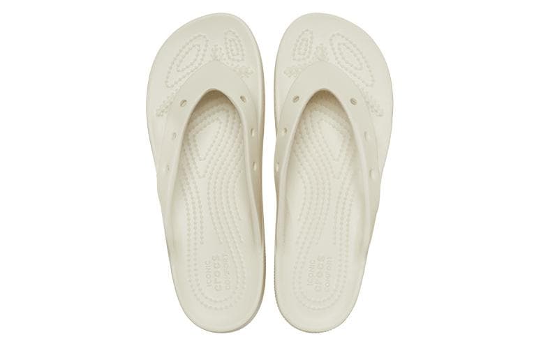 Сандалии Crocs Classic Cloud Flip Flops Bone White - изображение 4