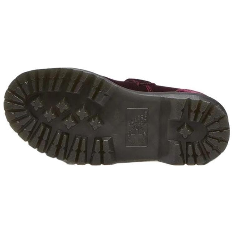 Dr.Martens ADDINA Платформа Mary Jane Туфли 5 см Женские Вишнево-красные - изображение 7