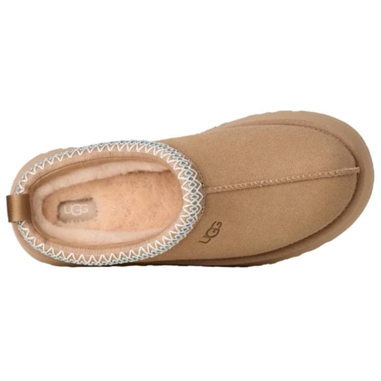 Сандалии UGG Tazz II Минималистичный Удобный С флисовой подкладкой Устойчивый к истиранию Домашние тапочки Женские Песочный - изображение 4