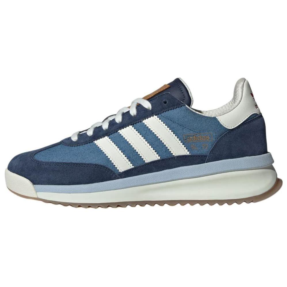 Кроссовки Adidas Originals SL 72 Low Повседневная обувь Унисекс Белый Синий - изображение 1