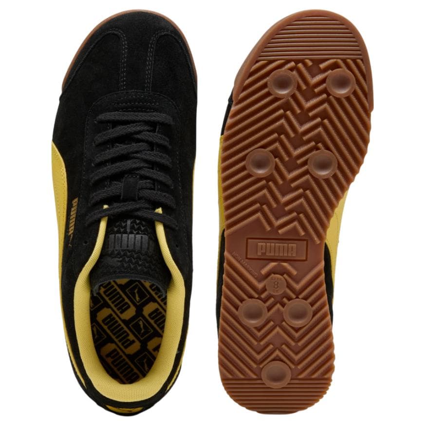 Кроссовки Puma Roma Low Casual Shoes Унисекс Черный Желтый - изображение 4