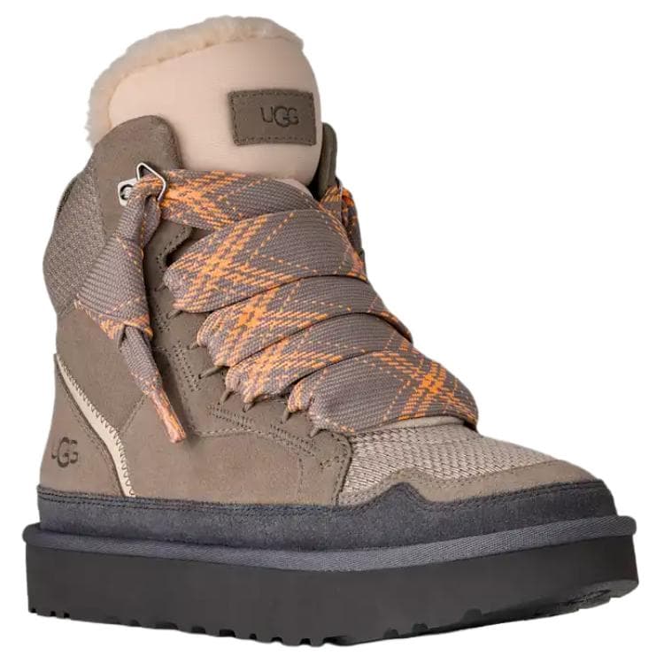 Кроссовки UGG Highmel High Топ Скейтборд Кроссовки Женские Цвет Серый Хрусталь - изображение 3