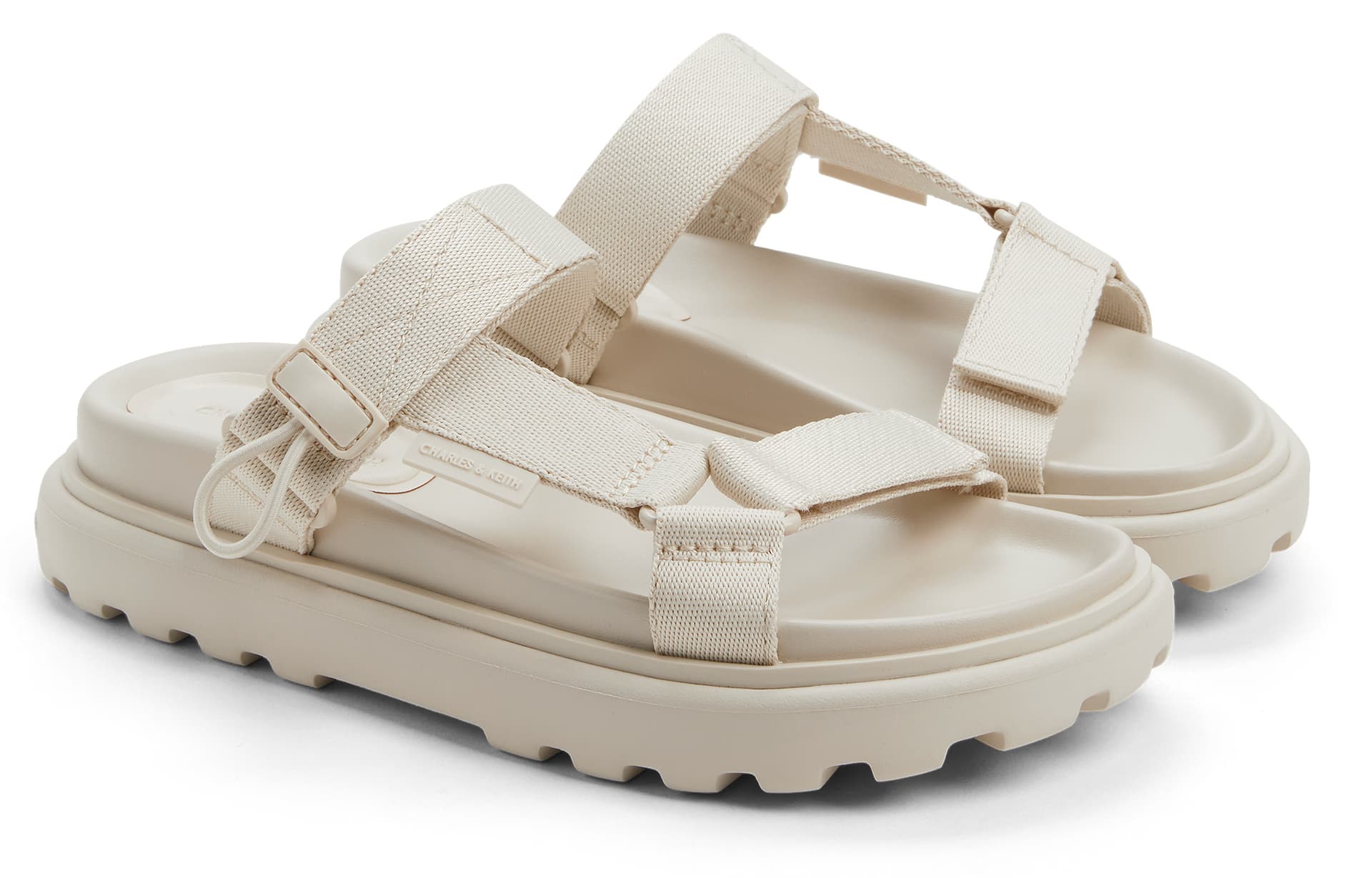 Сандалии CHARLESKEITH ck BLACK TEXTUREDBeige - изображение 2