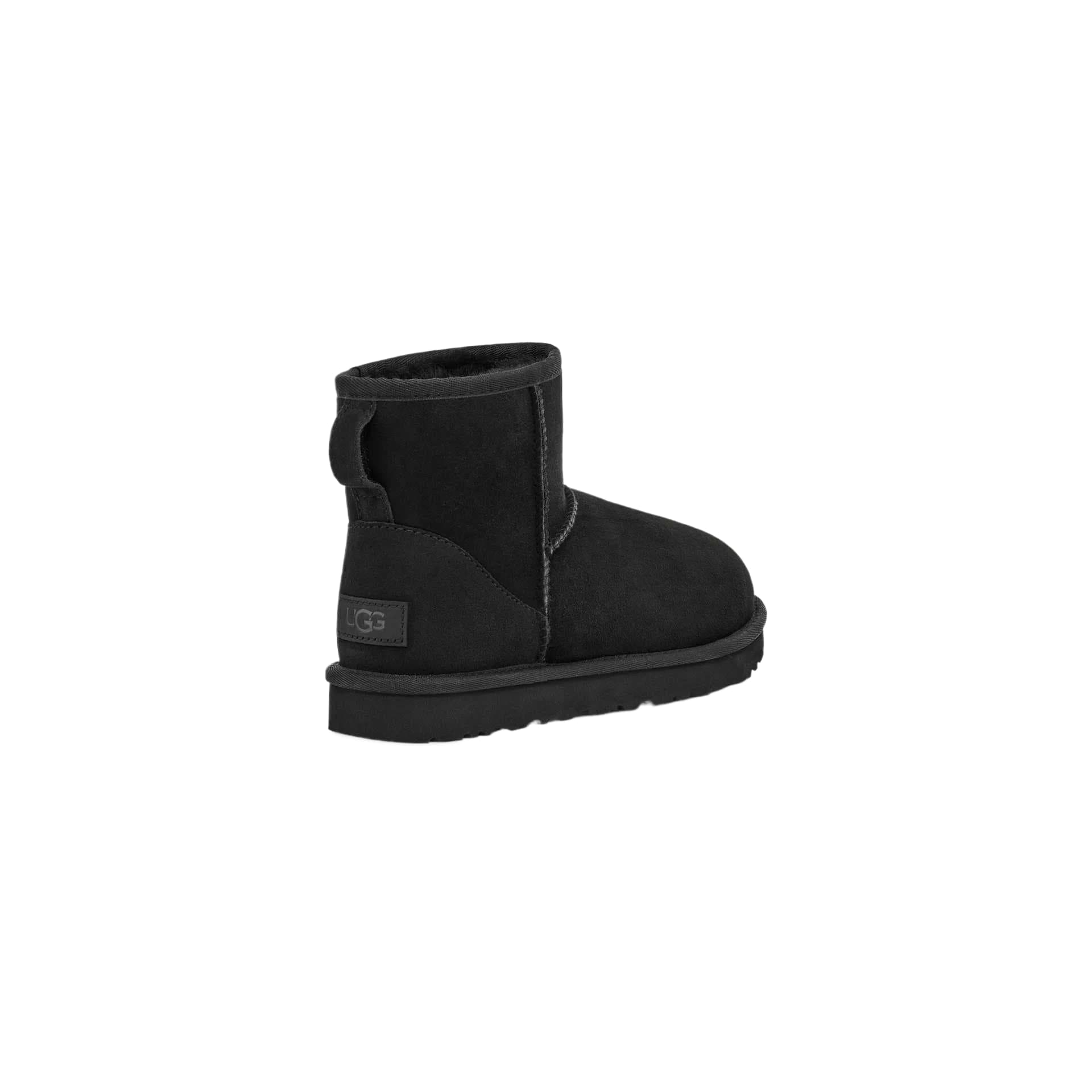 Ботинки зимние UGG Classic Mini II Снекерки Черные Женские - изображение 4