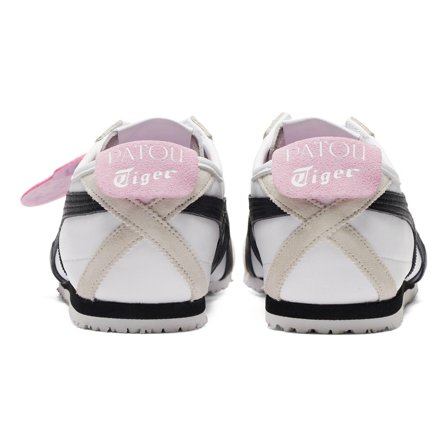 Кроссовки Patou x Onitsuka Tiger MEXICO 66 Противоскользящая Устойчивая к истиранию Низкий Топ Повседневная обувь Унисекс Белый - изображение 4
