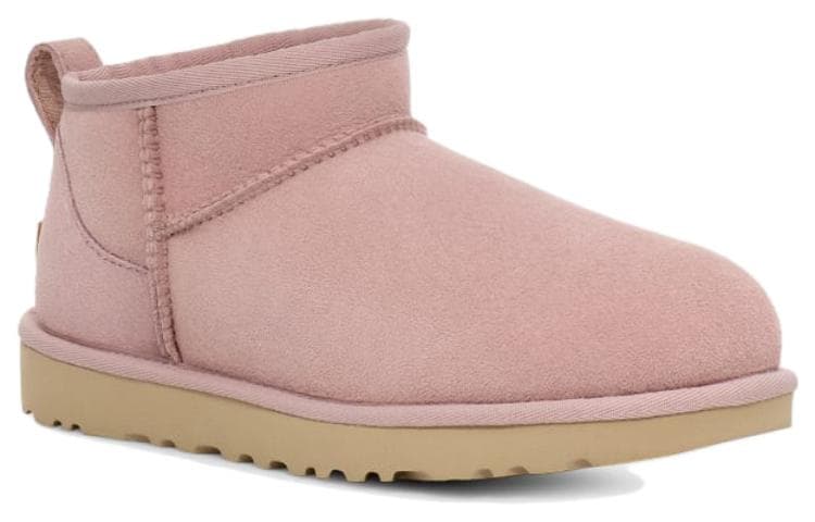 Ботинки зимние UGG Sheepskin Thermal Snow Boots Women's Gray Pink UGG Овчина Термальные Снежные Ботинки Женские Серый Розовый - изображение 3
