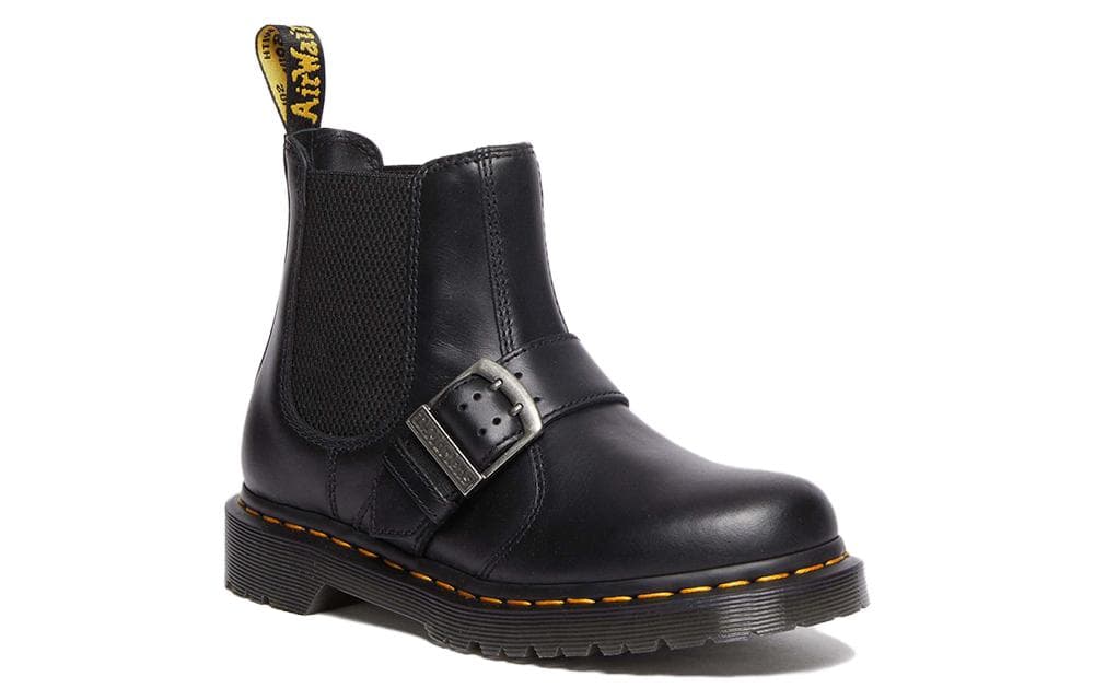 Ботинки челси Dr.Martens 2976 Кожа Короткий Челси Женский Черный - изображение 2