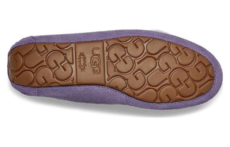 Тапочки UGG DAKOTA Кожа Женские Повседневные Туфли Женские Фиолетовые - изображение 4