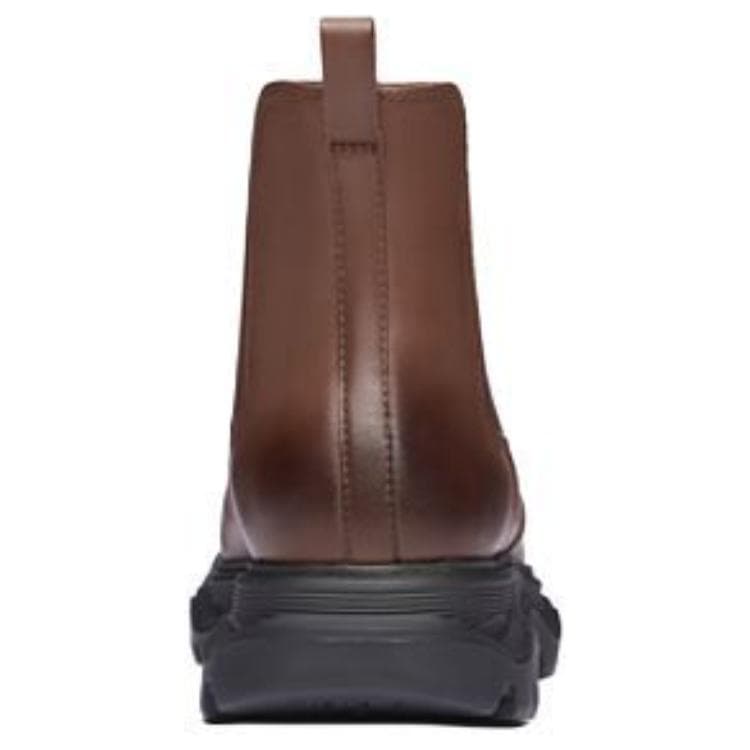 Ботинки челси Clarks Коровья кожа Короткий Челси 4,5 см Мужской Коричневый - изображение 4
