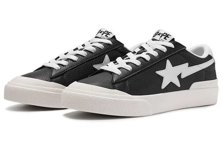 Кроссовки A BATHING APE MAD STA Black White - изображение 3