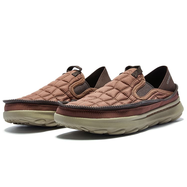 Кроссовки MERRELL Hut Moc 2 Низкий Топ Повседневная Обувь Мужская Кирпично-Красный Коричневый - изображение 2