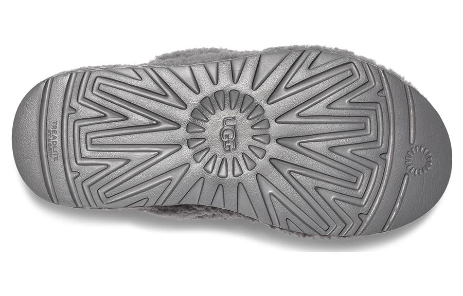 Шлёпанцы UGG Fluff Slide Light Grey - изображение 5