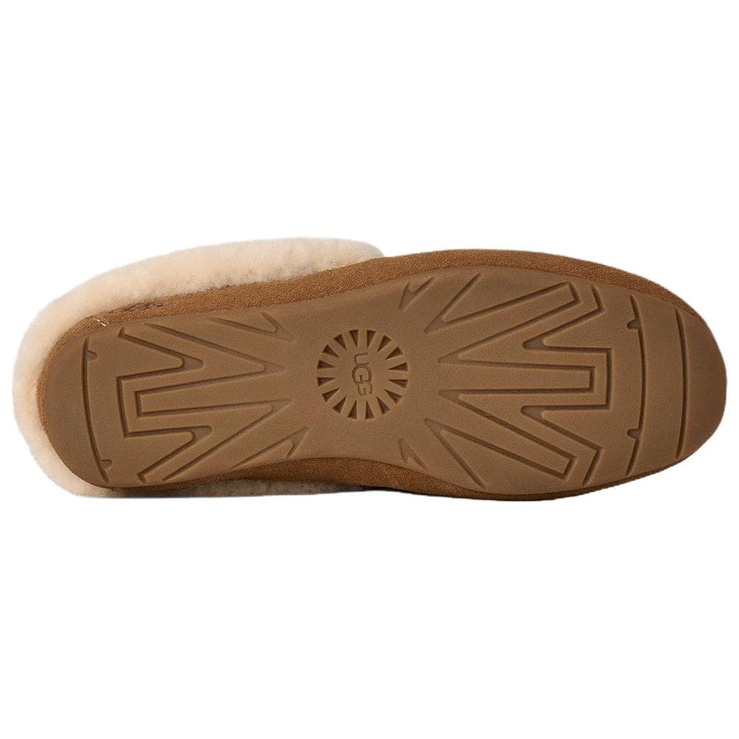 Сандалии UGG ANSLEY с флисовой подкладкой удобные мюли с резиновым покрытием устойчивые к истиранию домашние тапочки для женщин - изображение 6