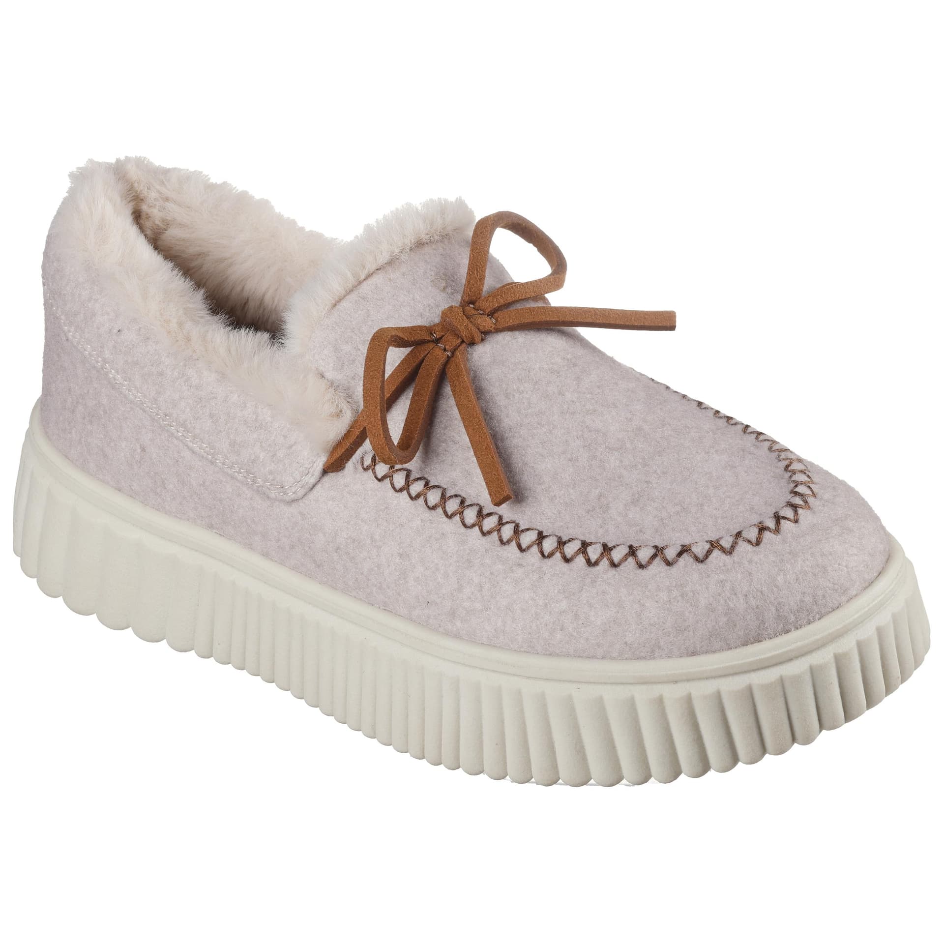 Кроссовки Skechers Cozy Low Топ Повседневная обувь Женская Бежевая - изображение 3